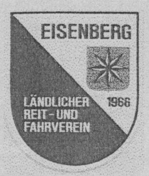 Wappen des ländlichen Reit- und Fahrvereins Eisenberg von 1966